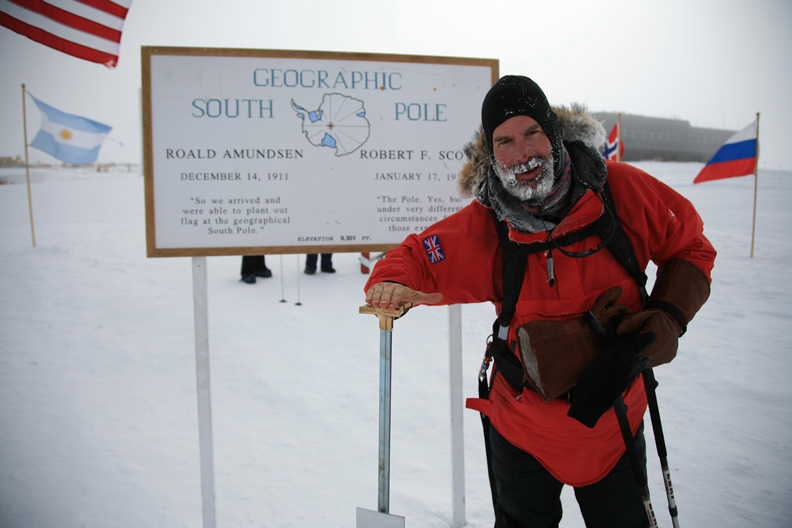 Lance at South Pole