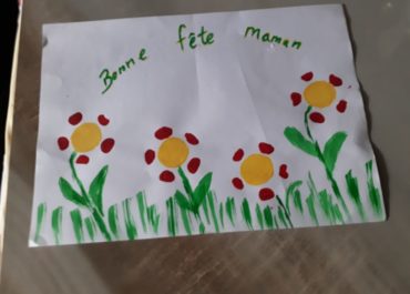 Mothers Day Art at Special Needs School