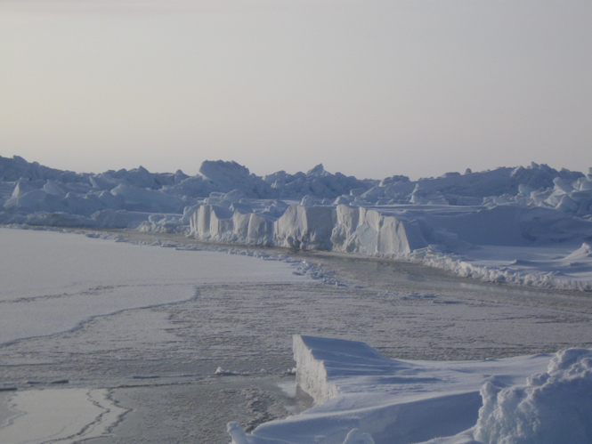 Ice sorroundings